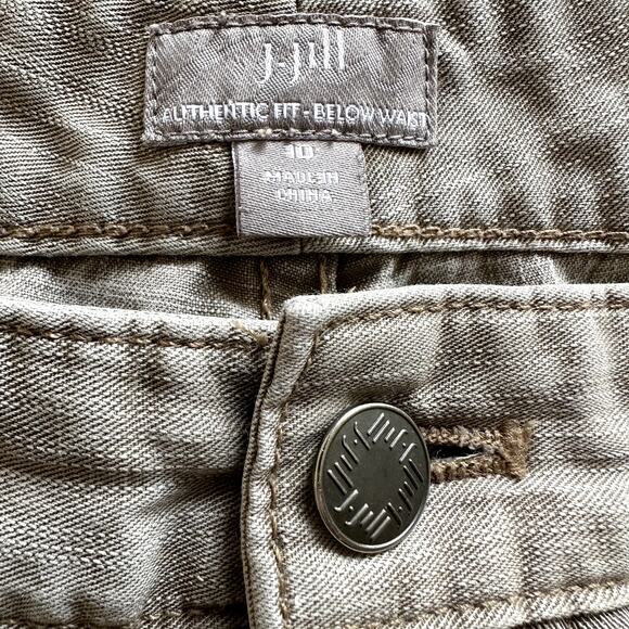 J. Jill Bootcut Jeans Mid Rise Stretch Denim Zip Fly 5 Coin Pocket Gray 10 - Picture 2 of 5